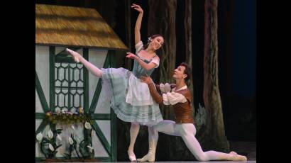 Yolanda Correa y Semyon Chudin.