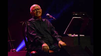 Pablo en el concierto ofrecido en el mes de julio en la Ciudad de Deportiva
