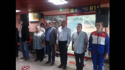Delegación cubana a la OCLAE