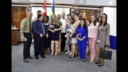 Miguel Díaz-Canel en San Vicente y las Granadinas