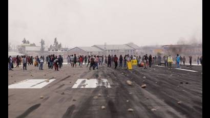 Manifestaciones en Perú