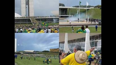 Manifestantes bolsonaristas invadieron las sedes de instancias gubernamentales y judiciales en Brasilia.