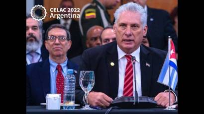 Díaz-Canel intervino este martes en la Cumbre de Celac