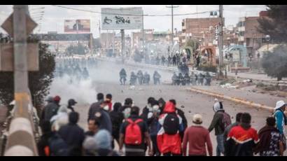 Protestas de este lunes en Juliacá