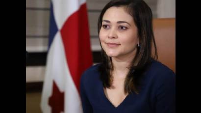 Canciller de Panamá Janaina Tewaney