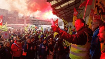 Protestas en Francia en contra de Macron