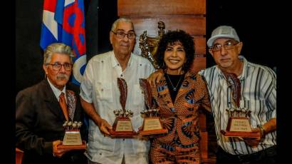 Profesionales premiados por la obra de la vida.