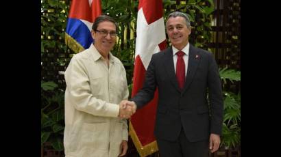 Cuba y Suiza buscan fortalecer relaciones bilaterales