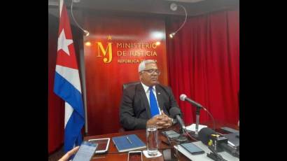 Ministro de Justicia de Cuba