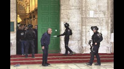 Fuerzas de seguridad israelíes en Palestina