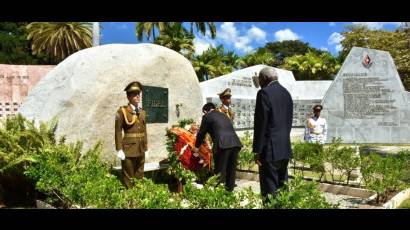 Tributo a próceres cubanos