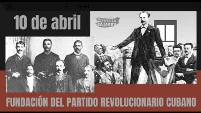 Cuba conmemora proclamación del Partido Revolucionario Cubano