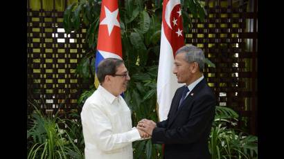 Vivian Balakrishnan, ministro de Relaciones Exteriores de la República de Singapur, reafirmó hoy la intención de reforzar las relaciones con Cuba en sectores de interés común como el turismo, biotecnología y administración portuaria.