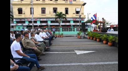 Acto por el 62 aniversario de la proclamación del carácter socialista de la Revolución Cubana