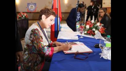 Convenio de cooperación Haití-ONU