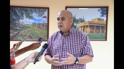 Miembro del Buró Político y Secretario de Organización del Comité Central del Partido Comunista de Cuba, Roberto Morales Ojeda