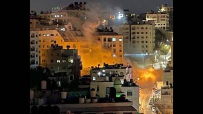 Al menos 34 palestinos resultaron heridos