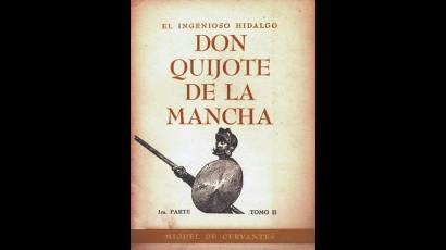 Portada del libro, Don Quijote de la Mancha