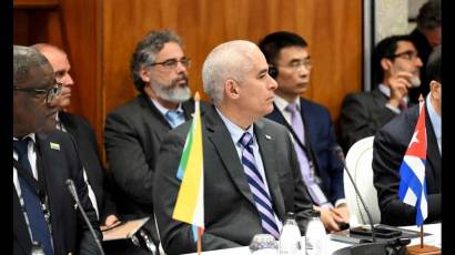 Viceministro primero de relaciones exteriores de Cuba, Gerardo Peñalver Portal