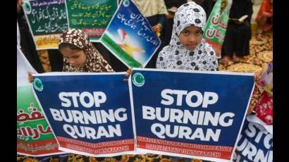 Rechazo a las quemas del Corán
