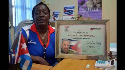 Martha Mestre, directora de la Industria Deportiva Batos en Santiago de Cuba