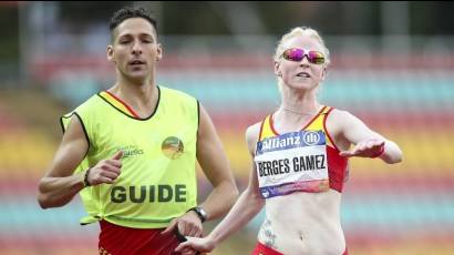 Melani Bergés en el Mundial de Atletismo Adaptado