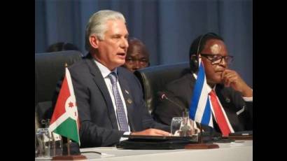 El Presidente Miguel Díaz-Canel participa en la Cumbre BRICS en Sudáfrica,