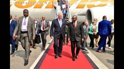 Visita oficial de Miguel Díaz-Canel a Angola