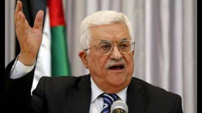 La prensa palestina destacó hoy la llegada del presidente Mahmoud Abbas a Cuba para participar en la Cumbre del Grupo de los 77 y China