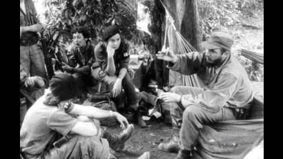 Las Marianas Planean estrategia del Combate de Cerro Pelado junto a Fidel Castro Ruz.