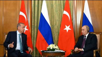 Erdogan y Putin se reunieron con una agenda amplia