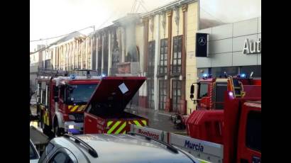 Fue en Atalayas, una zona de discotecas a las afueras de Murcia donde ha tenido lugar el trágico incendio