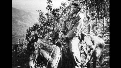 Ernesto Guevara en el Escambray