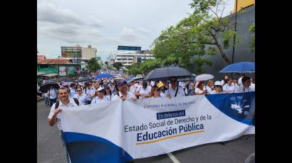 Las protestas sociales en la capital