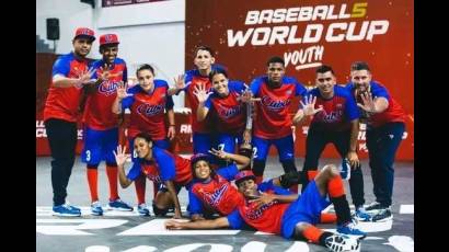 Cuba se proclama campeón mundial juvenil de Baseball5