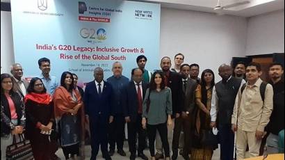 Cuba ratifica en India compromiso con el Sur Global