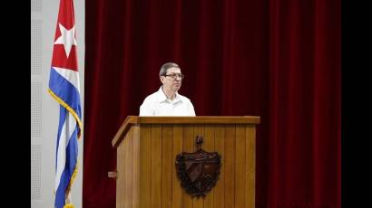El canciller Bruno Rodríguez Parrilla
