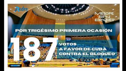 El mundo reclama el fin del bloqueo contra Cuba