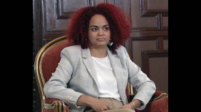 Funcionaria de la Dirección de Asia y Oceanía de la Cancillería cubana, Yudith Sánchez Espinosa