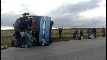 Accidente masivo en Ciego de Ávila