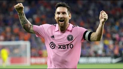 El astro argentino Lionel Messi