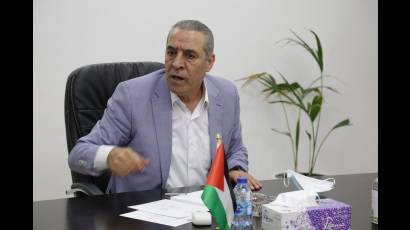 Hussein al-Sheikh, secretario general del comité ejecutivo de la Organización para la Liberación de Palestina