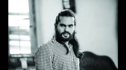 El joven actor  Luis Ángeles León