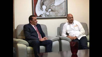 Ministro de Asuntos Exteriores y Turismo de la República de Seychelles, Louis Sylvestre Radegonde, visita Cuba