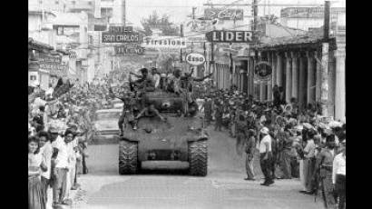 El 6 de enero de 1959 la Caravana pasó por Cabaiguán y Placetas, y luego llegó a Santa Clara