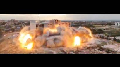 Israel vuela la Universidad Al-Israa de Gaza