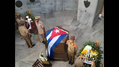 Acto en Santiago de Cuba por aniversario 129 del reinicio de la lucha del pueblo cubano