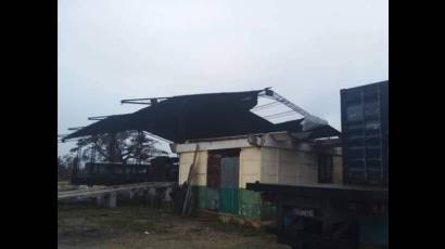 Tornado en San Nicolás, Mayabeque