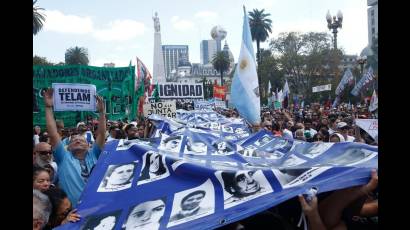 Conmemoran en Argentina conmemorar el Día de la Memoria, la Verdad y la Justicia