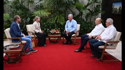 El Presidente de Cuba, Miguel Díaz-Canel Bermúdez